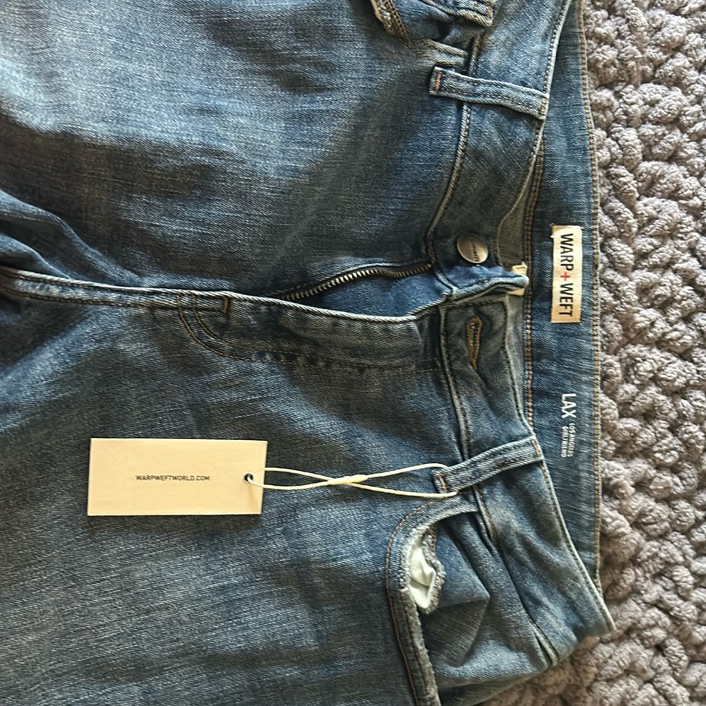 Warp Weft never worn jeans with tags